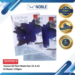 Isomars Oil Paint Media Pad | A3 / A4 | 10 Sheets | 230gsm