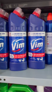 Vim Xanh Biển 880ml nước tẩy rửa bồn cầu và nhà tắm