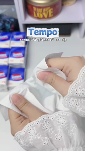 💥 [ĐƠN 250K TẶNG 2 CUỘN GVS] 💥 Khăn giấy bỏ túi Tempo Petit (lốc 18 gói) tiện lợi 4 lớp dai bền - Thương Hiệu Đức