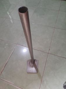 cangkul pipa stainless panjang 60cm