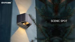 Solar LED Light Outdoor Wall Lamp 3 Solar Panels Up Down Lights Garden Decoration Stairs Fence Corridor Solar Wall Lamp