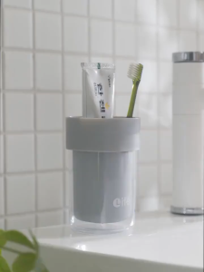 2In1 Portable Toothbrush Case Toothbrush Holder for Home Supplies Travel Storage Organizer with Mug