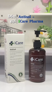 Dầu Gội Antisol iCare Pharma Làm Sạch Gàu Nấm Ngứa Cho Da Đầu Mạnh Khỏe