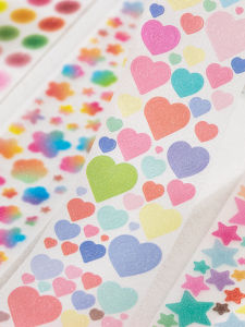 Star Patterned Decorative Tape Versatile Dreamy Mixed Media DIY Journal Stickers Guka M5 Material Yu Xian Brand W-JD-4528