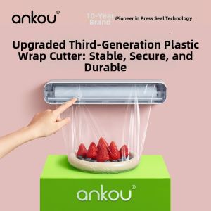Disposable Suction Mountable Plastic Wrap Cutter