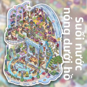 3D Landscape DIY Children Stickers