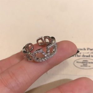 แหวนทองคำสำหรับผู้หญิง สไตล์เรียบง่าย สไตล์เกาหลี แหวนทองคำสีทองแดง แหวนทรงหูหมู แหวนสไตล์เรียบง่าย แหวนแฟชั่นสุดเก๋