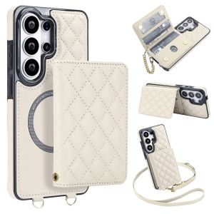 For MagSafe Magnetic Detachable Wallet Crossbody Phone Case For Samsung Galaxy S26 Ultra S25 Edge S24 S23 FE S22 Plus A57 A37
