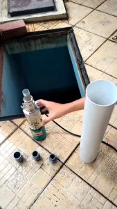 Pompa Air Sumur 30 meter submersible pump DC 12v pompa satelit sumur 30 m