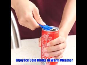 kokepope Easy Can Opener Drink Shield Seal Cover for Soda Coke Pop Tin Can