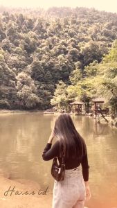 Celana Highwaist J23 Korean Style Acid Grey Kulot Jeans Pinggang Tinggi Kancing Dua Silang Belakang Panjang 100cm