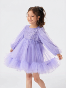 Sweet Childrens Long Sleeve Dress