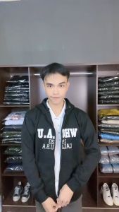 Baru Jaket Hoodie WHO.AU California 1920 Full Bordir / Jaket WHO AU Pria Wanita Premium High Quality Termurah!!