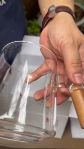 (SẴN) Cốc lọc trà tay gỗ có nắp cốc trà cá nhân cốc thủy tinh cao cấp không chì