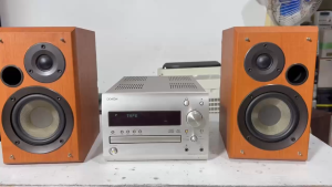 Bán Cục dàn Amply cao cấp Denon D - MX11 đẹp keng Bãi Nhật về Hát Tốt( sài điện 110v)  hàng bãi nhật