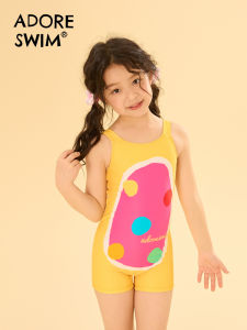 Adoreswim Swimsuit 2025 Summer One-Piece Cartoon Kids Swimsuit for Bé Gáis Small Medium Children Loveable Swimwear