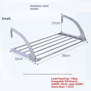 Balcony Drying Gadget Window Shelf Window Nest Storage Rack Shoe Rack Radiator Rack Fence Storage Bracket