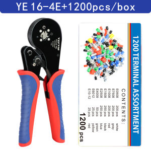 Ferrule Crimping Tools YE 16-4E 0.5-16mm²/20-5AWG Tubular Terminal Mini YEFYM Pliers For Large Size Terminals Electrical Clamps