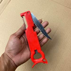 Pisau Kupas 3in1 Stainless Pisau Pengupas pembuka Botol Serbaguna piler Serbaguna 3in1 Pisau Lipat Murah