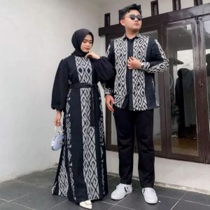 baju batik couple - dress couple - baju couple kondangan