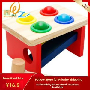Early Education Color Matching Knocking Table Toy for Babies Wooden Quality Childrens Playtime Fun Brain Development Tool