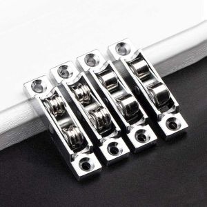 NAMSHEVA เหล็กไร้สนิม ลูกรอกหน้าต่าง ล้อล้อลาก เฟอร์นิเจอร์สำหรับตกแต่ง ลูกกลิ้งหน้าต่าง ส่วนบนบน ประตูบานเลื่อน ล้อรอก กระจกสำหรับผู้หญิง