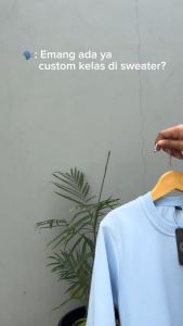 Sweater Kelas Custom Nama Paud TK dan SD Anak Lengan Panjang untuk Seragaman