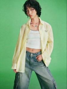 PEACEBIRD | Lyocell Long Sleeve Shirt