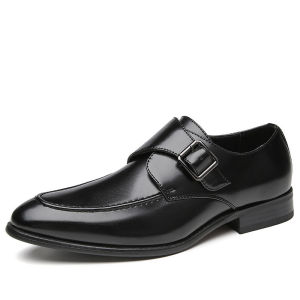 Handmade New Style British Buckle Business Dress Shoes for Men