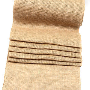 Width 30CM Hessian Burlap Ribbon Roll Rustic Vintage Shabby Chic Natural Wedding Table Runner Chair Decor