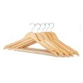 (5 PCS) HIGH QUALITY WOODEN HANGER CLOTHES HANGERS WOOD HANGERS. 