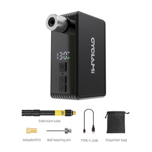 CYCLAMI AM6 Pro Mini Electric Automatic Air Pump Portable Digital Inflator MTB Road Bike Schrader Presta Tires 130PSI 800mAh