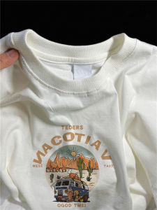 American Style Long Sleeve T-Shirt Women Loose Fit Base Shirt Inner Wear Autumn Winter Top Trendy plus Size 2025 New Arrival