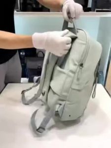 Large capacity nylon waterproof backpack for men and women suitable for business trips and travel also a great school bag for students