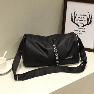 Mens Casual Nylon Cloth Sports Fitness Yoga Bag for Short Trips and Travel with Large Capacity Handy Luggage Lightweight Crossbody Shoulder Bag for Youth