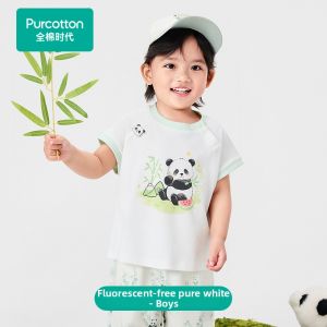 Purcotton | Breathable Loose-fitting Childrens T-shirt