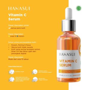 HANASUI Face Serum Vitamin C NEW Original Membantu Mencerahkan Kulit Wajah Secara Alami