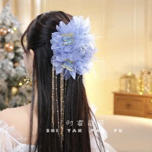 กิ๊บติดผมรูปผีเสื้อ ทรงใหม่สำหรับฤดูหนาว สำหรับผู้หญิง ทรงหางฉลาม ทรงกิ๊บติดผมแบบหนา ประดับด้วยเลื่อม โลหะผสม