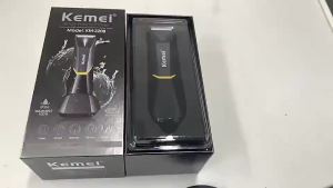Kemei KM-3208 Washable Electric Groin Pubic Body Trimmer for Men & Women Ball Shaver Beard Grooming