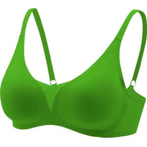 HODO | Wireless Seamless Womens Bra Soft Support Jelly Strip U-Shape Gathered Chest Large Chest Appears Small Chest Underwear