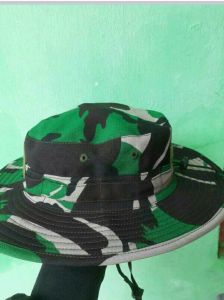 topi loreng tni rimba 2in1