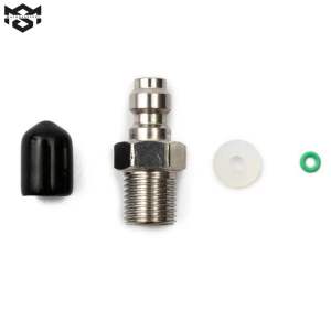 Kupler pengisian Pompa pcp Kupler Pengisian Mini Jantan Pompa Pcp Drat Luar M10x1 Sparepart Pompa Pcp
