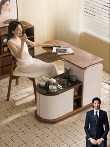 Portable Electric Kettle Integrated Tea Table