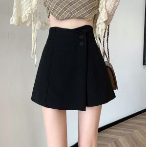 Large Fat Mm Skirt Womens High Waist Irregular Pants Skirt Slim A-line Hip Wrap Skirt