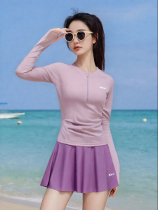 XTEP | Skirt-style Split Swimming Suit for Slimming and Concealing Tummy