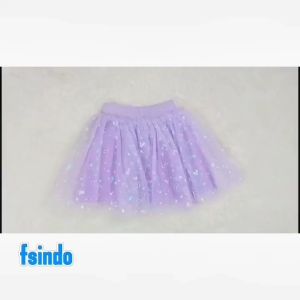 Rok7 Tutu anak perempuan cantik dan lucu Motif Hati Lyme