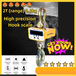 [Ready stock]Mechanical scales Direct-view crane scales 1T10T warehouse electronic scales hook scales high-precision hook scales