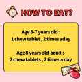 Korea Healthy 30 pcs Tenten ten ten chewable tablet vitamin peninggi anak. 