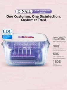 UV Fast Sterilization Small Nail Tools Disinfection Cabinet