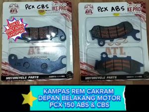 DISPAD KAMPAS REM DEPAN BELAKANG HONDA PCX 150 NEW LOKAL CBS NON ABS DAN ABS ADV 150 KRE